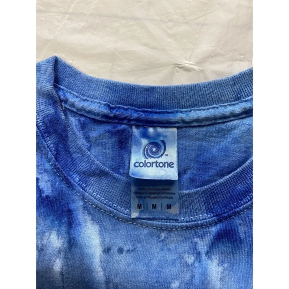 Myrtle‎ Beach Tie Dyed Blue South Carolina Shirt Mens Medium Embroidered - Picture 3 of 6
